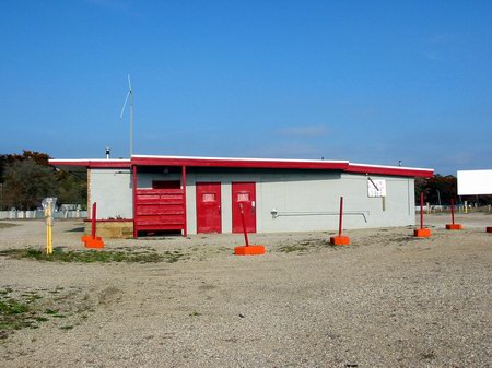 Getty 4 Drive-In Theatre - Restrooms - Photo From Water Winter Wonderland